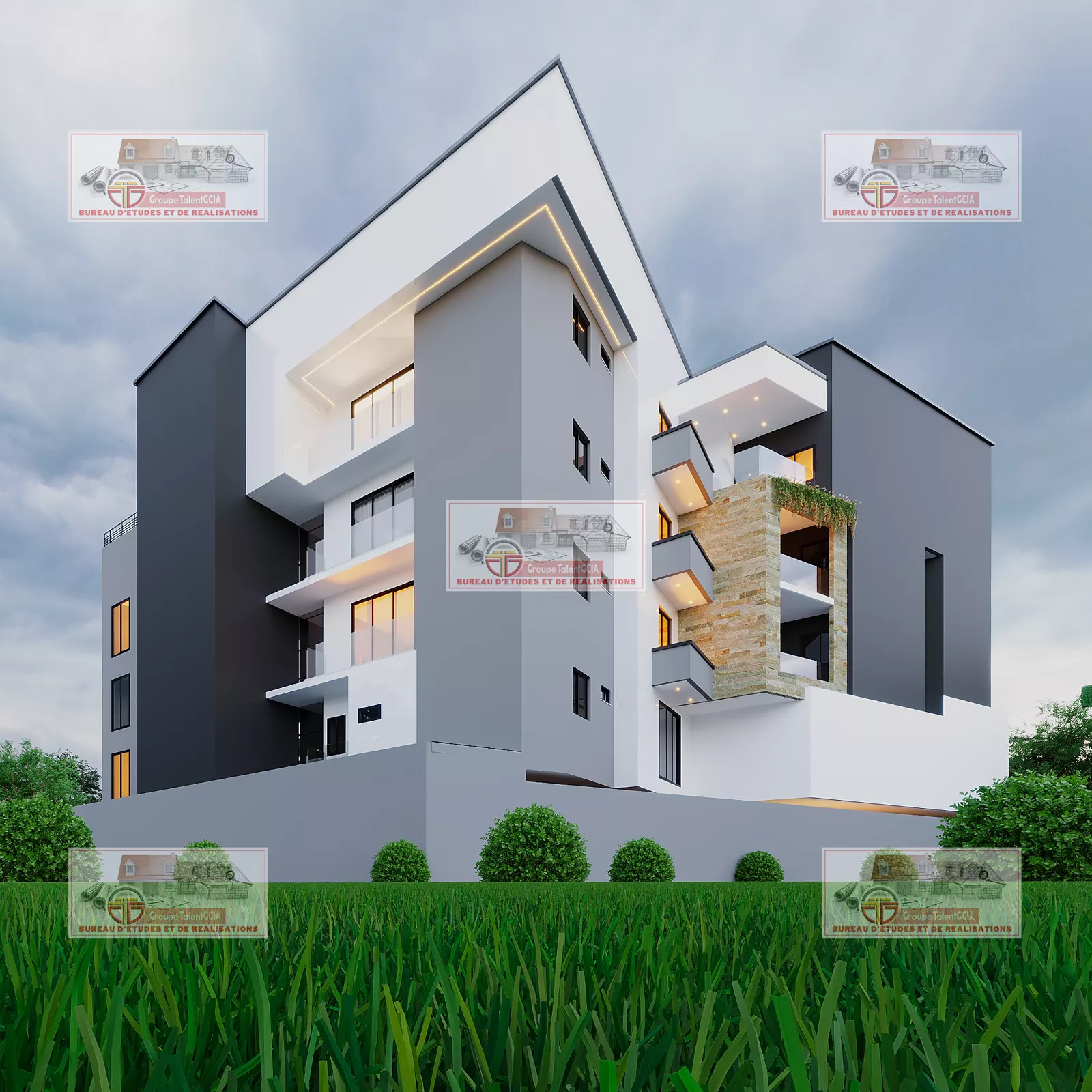 Immeuble R+4 avec rooftop 3